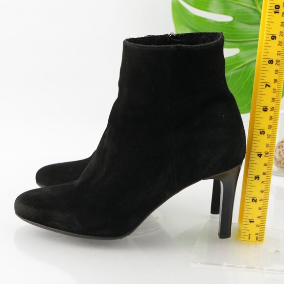 La Canadienne Womens Ellenor Boots Size 10 Waterproof Black Suede Heel Booties - Picture 4 of 13